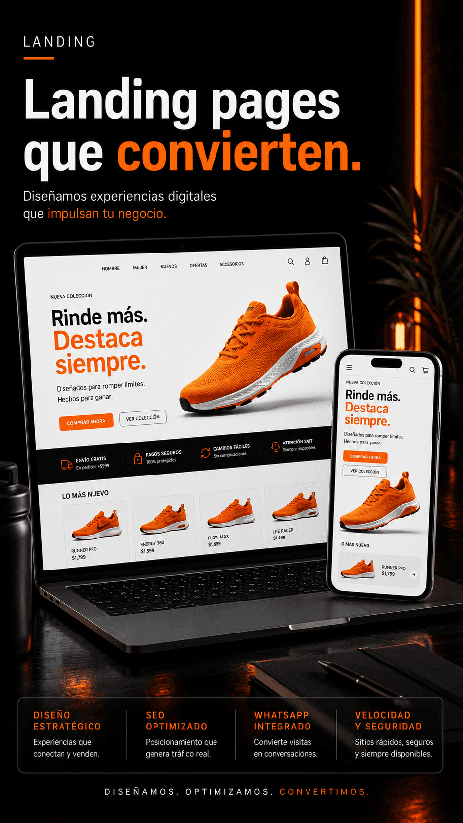 Landing pages